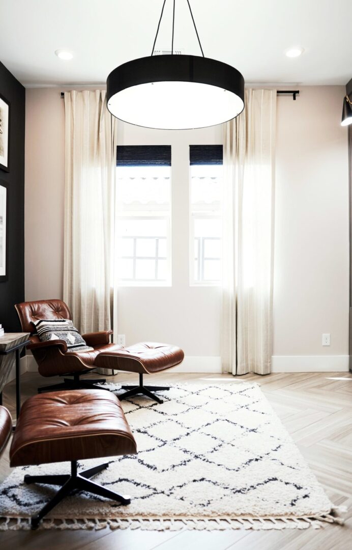 Minimalist room with elegant decor